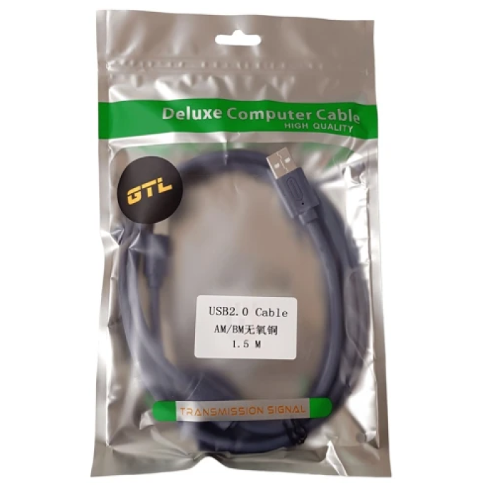 Кабель USB 2.0 GTL AM–BM довжиною 1,5 м
