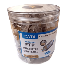 Конектор RJ45 (мережевий розʼєм) GTL GTLRJ45-F-C6/100 Cat. 6, 100 шт