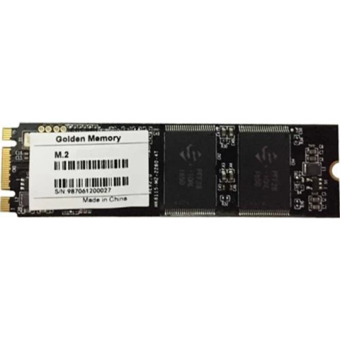 Твердотільний накопичувач SSD 128Gb, Golden Memory, SATA3, M.2 2280, MLC, 500/350 МБ/с (GM2280128G)