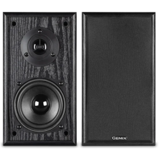 Колонки 2.0 Gemix TF-611 Black, сателіти 2 x 18 Вт, МДФ, функція 3D, живлення від мережі 220V, керування ззаду