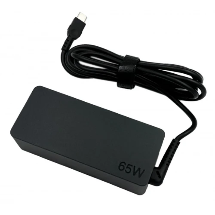 Блок живлення для ноутбуків Lenovo Black, Type-C, 65 Вт, 20V / 3.25A; 15V / 3A; 9V / 2A; 5V / 2A (ADLX65YCC3A)