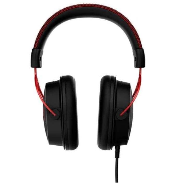 Навушники HyperX Cloud Alpha, Black/Red, 3.5 мм, мікрофон з шумопоглинанням, динаміки 50 мм, вбудований регулятор гучності (4P5L1AM)