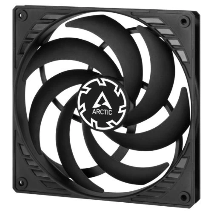 Вентилятор 140 мм, Arctic P14 Slim PWM PST, Black, 140х140х16 мм, PWM, 150-1800 об/хв, 4-pin, гідравлічний підшипник (ACFAN00268A)