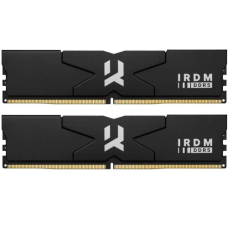 Пам'ять 16Gb x 2 (32Gb Kit) DDR5, 5600 MHz, Goodram IRDM, Black, 36-40-40, 1.35V, з радіатором (IR-5600D564L36S/32GDC)