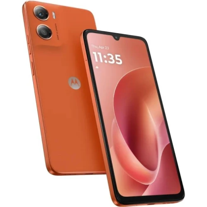 Смартфон Motorola G06, Arabesque, 6.88" (1640х720, 120 Гц, LCD), MediaTek Helio G81 Extreme (8 ядер), Mali-G52 MC2, RAM 4GB, ROM 64GB, MicroSD (до 1 ТБ), NFC, WiFi, Bluetooth, 50Mp + 8Mp, 5200 mAh, Android 15 (PBA20003UA)