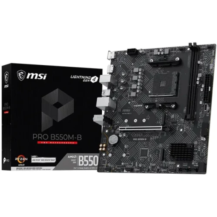 Материнська плата MSI B550M PRO для компактної збірки на AM4