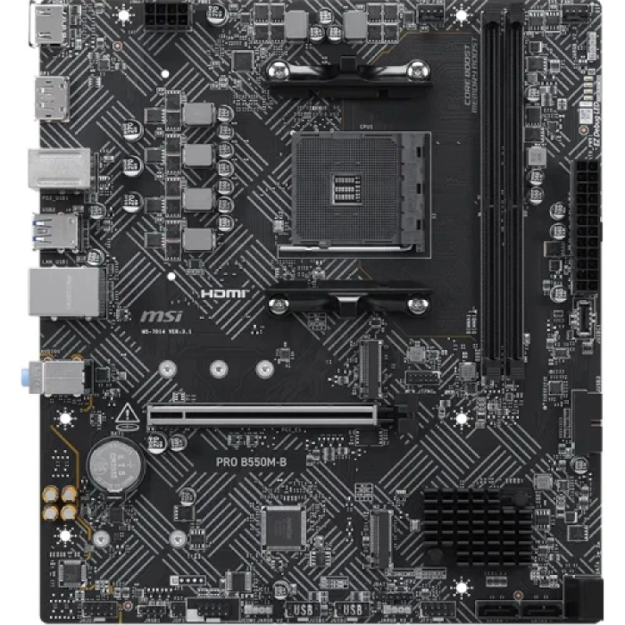 Материнська плата MSI B550M PRO для компактної збірки на AM4
