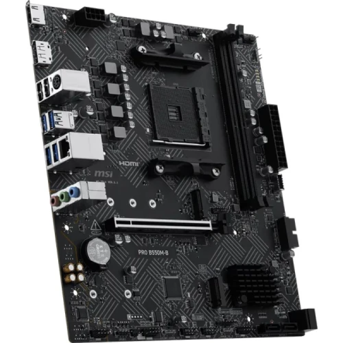 Материнська плата MSI B550M PRO для компактної збірки на AM4