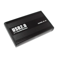 Кишеня зовнішня Maiwo, Black, 3.5", USB 2.0, 1xSATA, зовнішній БЖ, алюмінієвий корпус (K3502-U2S)
