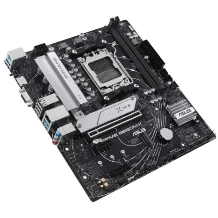 Материнська плата AM5 Asus PRIME B650M-K, B650, 2xDDR5, Int.Video (CPU), 4xSATA3, 2xM.2, 1xPCI-E 4.0 x16, 2xPCI-E 4.0 x1, Realtek 7.1, Realtek 2.5Gb, 6xUSB3.2/6xUSB2.0, VGA/HDMI, MicroATX