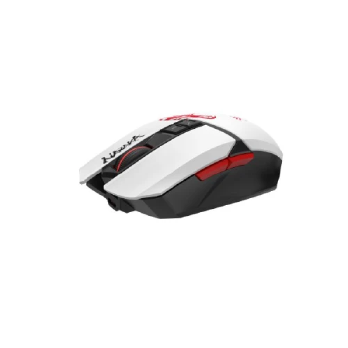 Миша бездротова Bloody R36 Ultra, Naraka, USB 2.4GHz, оптична (сенсор PixArt PAW3313), 100 - 12 000 cpi, 150 IPS, 7 програмованих кнопок, вбудована пам'ять, акумулятор