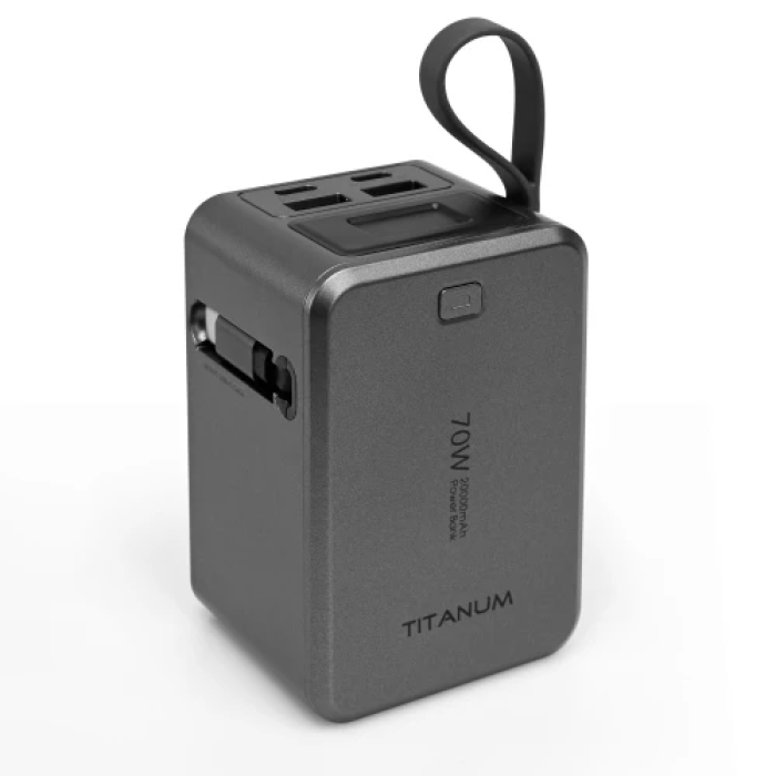 Павербанк Titanum WP049 на 20000 мА·год із потужністю 70 Вт
