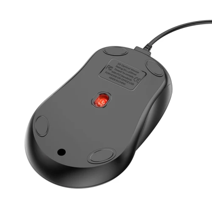 Комп'ютерна USB-миша Borofone BG4 чорного кольору