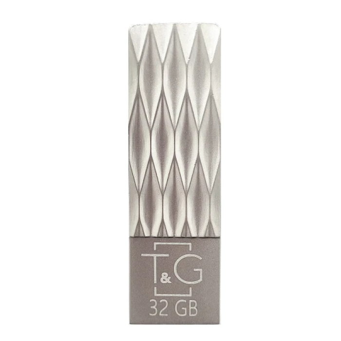 Флеш накопичувач USB 32Gb T&G Metal TG103, Silver, USB 2.0 (TG103-32G)
