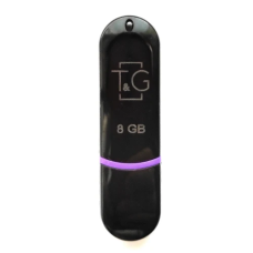 Флеш накопичувач USB 8Gb T&G Shorty TG012, Black, USB 2.0 (TG012-8GBBK)