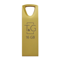 Флеш накопичувач USB 16Gb T&G Metal TG117, Gold, USB 2.0 (TG117GD-16G)
