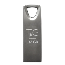 Флеш накопичувач USB 32Gb T&G Metal TG117, Black, USB 2.0 (TG117BK-32G)