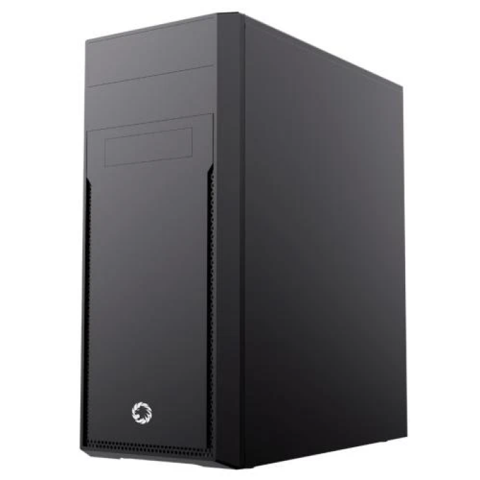 Корпус GameMax ET-214-NP 2U3-TYC Black, без БЖ, Midi Tower, ATX / Micro ATX / Mini ITX, 1хUSB-C 3.0, 370x175x410 мм