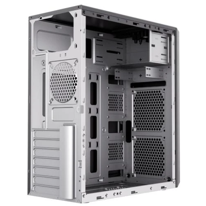 Корпус GameMax ET-214-NP 2U3-TYC Black, без БЖ, Midi Tower, ATX / Micro ATX / Mini ITX, 1хUSB-C 3.0, 370x175x410 мм