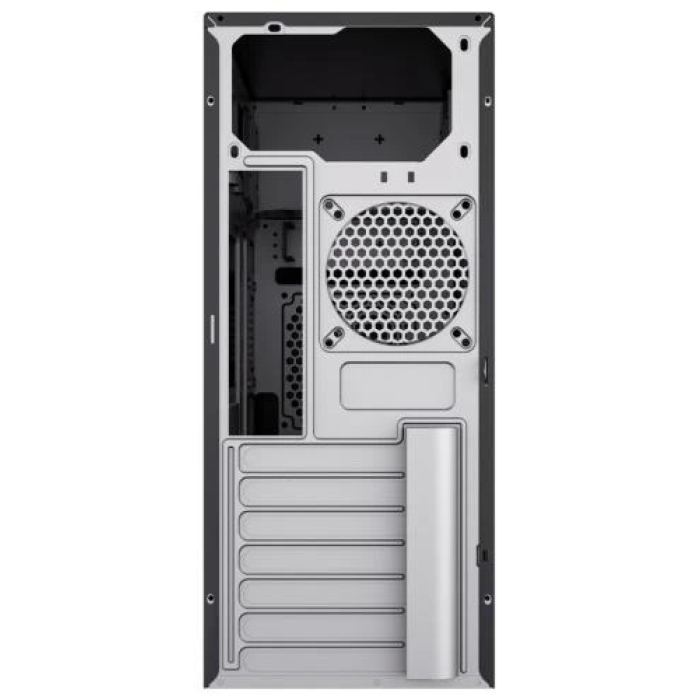 Корпус GameMax ET-214-NP 2U3-TYC Black, без БЖ, Midi Tower, ATX / Micro ATX / Mini ITX, 1хUSB-C 3.0, 370x175x410 мм