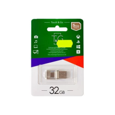 Флеш накопичувач USB 32Gb T&G Metal TG104, Silver, Type-C / USB 2.0 (TG104TC-32G)