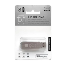Флеш-накопичувач USB (USB-флешка) T&G TG004IOS 8 ГБ, сріблястий