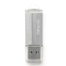 Флеш накопичувач USB 8Gb Hi-Rali Corsair, Silver, USB 2.0 (HI-8GBCORSL)