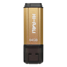 Флеш накопичувач USB 64Gb Hi-Rali Stark, Gold, USB 2.0 (HI-64GBSTGD)