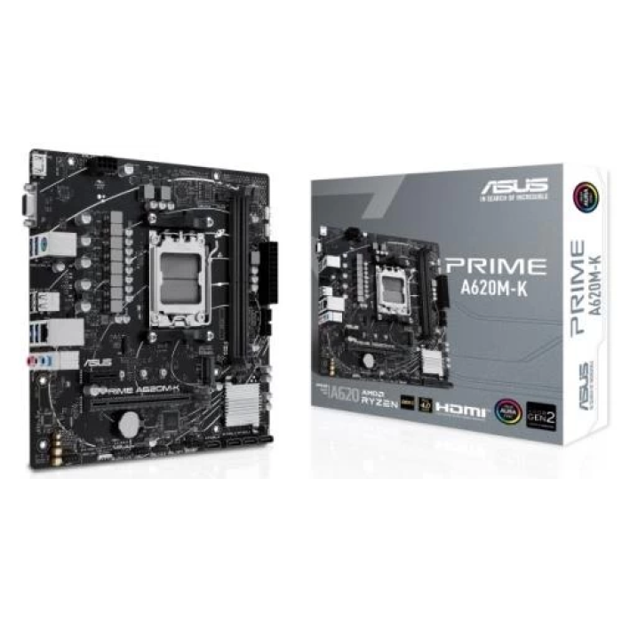 Материнська плата Asus PRIME A620M-K для компактного ПК на AM5
