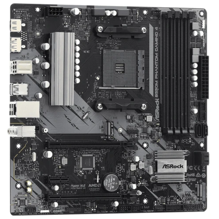 Материнська плата ASRock B550M Phantom Gaming 4 формату Micro ATX