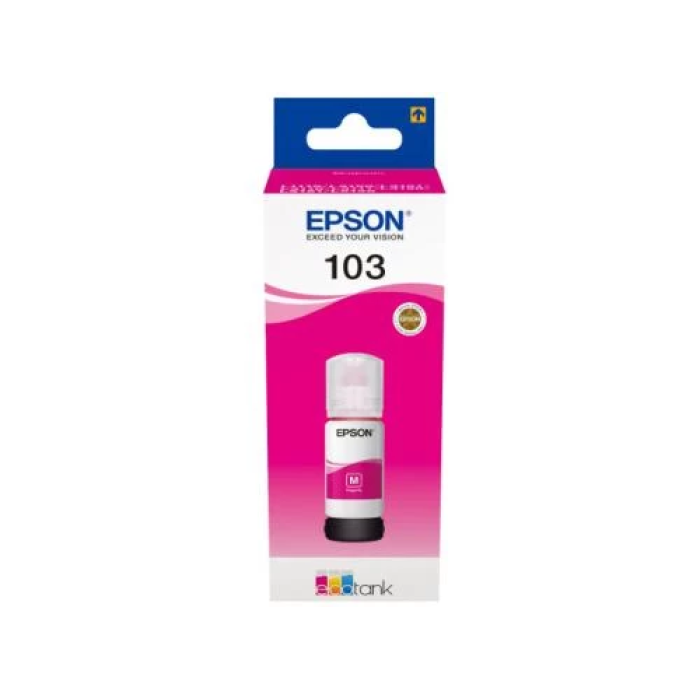 Чорнило Epson 103, Magenta, для L3100/L3101/L3110/L3150, 65 мл (C13T00S34A)