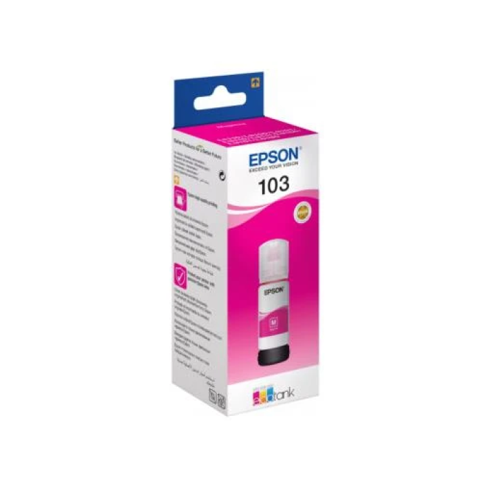 Чорнило Epson 103, Magenta, для L3100/L3101/L3110/L3150, 65 мл (C13T00S34A)