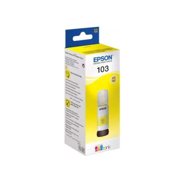 Чорнило Epson 103, Yellow, для L3100/L3101/L3110/L3150, 65 мл (C13T00S44A)