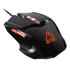 Миша Canyon Vigil, Black, USB, оптична (сенсор Pixart 3168), 800 - 3200 dpi, RGB-підсвічування, 6 програмованих кнопок, 1.65 м (CND-SGM02RGB)