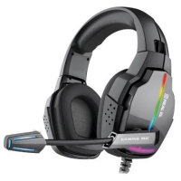 Ігрові навушники (гарнітура) REAL-EL GDX-7680 чорні, 50 мм