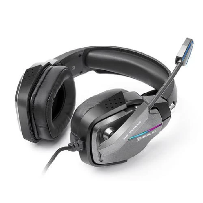 Ігрова гарнітура REAL-EL GDX-7680 з мікрофоном і RGB