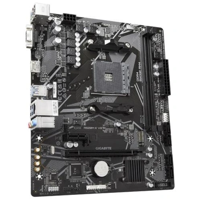 Материнська плата Gigabyte A520M K V2 для компактної AM4-збірки