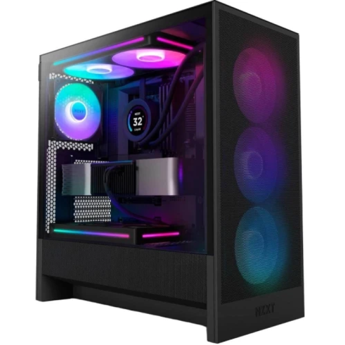 Корпус NZXT H5 Flow RGB Black з підтримкою E-ATX