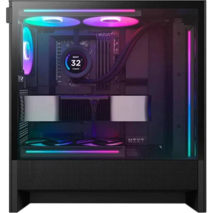 Корпус NZXT H5 Flow RGB Black з підтримкою E-ATX