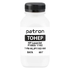 Тонер для принтера (тонерний порошок) Patron PN-HLJP1102-060 60 г для HP і Canon