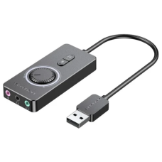 Звукова карта (аудіоадаптер) Vention USB 2.0, 15 см
