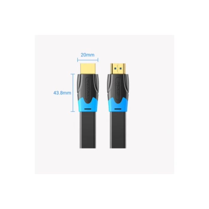 Плоский HDMI-кабель Vention V2.0 для 4K, 1,5 м