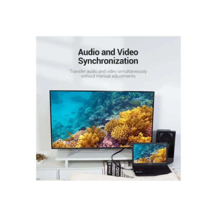 Плоский HDMI-кабель Vention V2.0 для 4K, 1,5 м