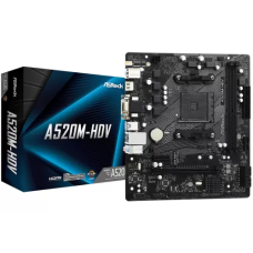 Материнська плата (системна плата) ASRock A520M-HDV Micro ATX, 2x DDR4