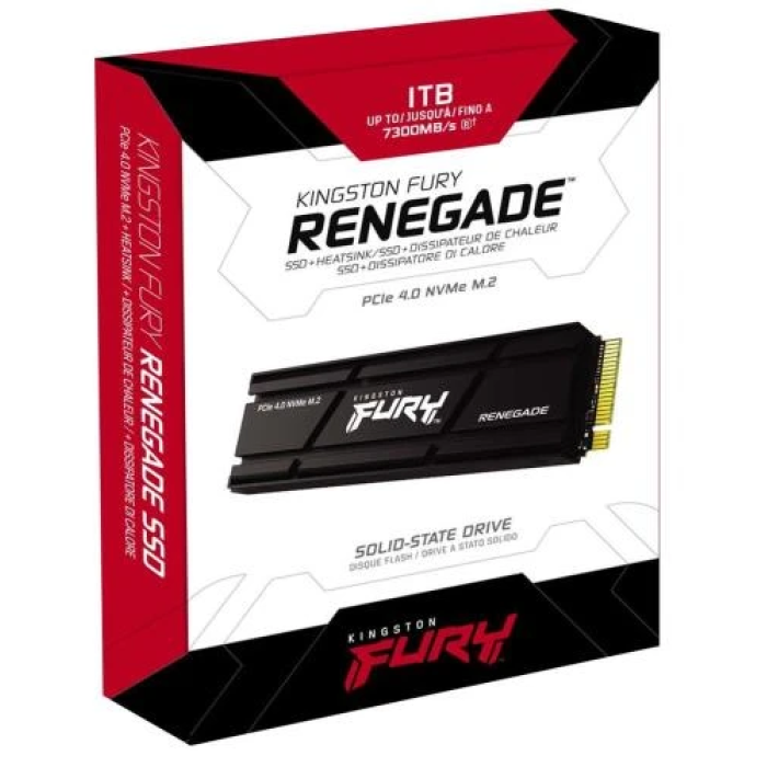 SSD Kingston FURY Renegade 1 ТБ з радіатором