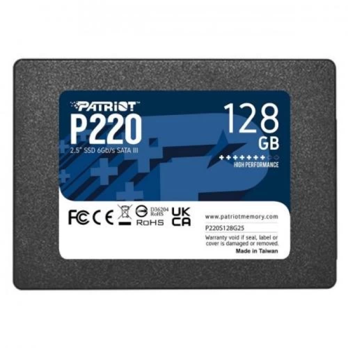 SSD Patriot P220 128 ГБ для оновлення ПК і ноутбука
