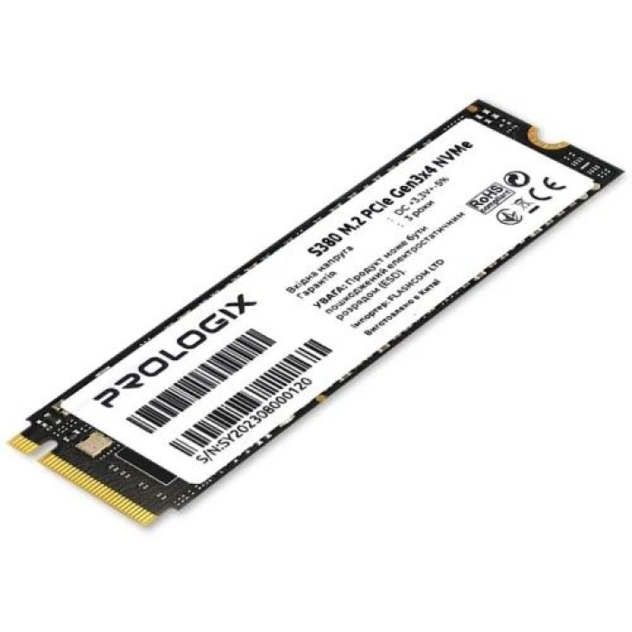 SSD ProLogix S380 256 ГБ з інтерфейсом PCIe 3.0 x4