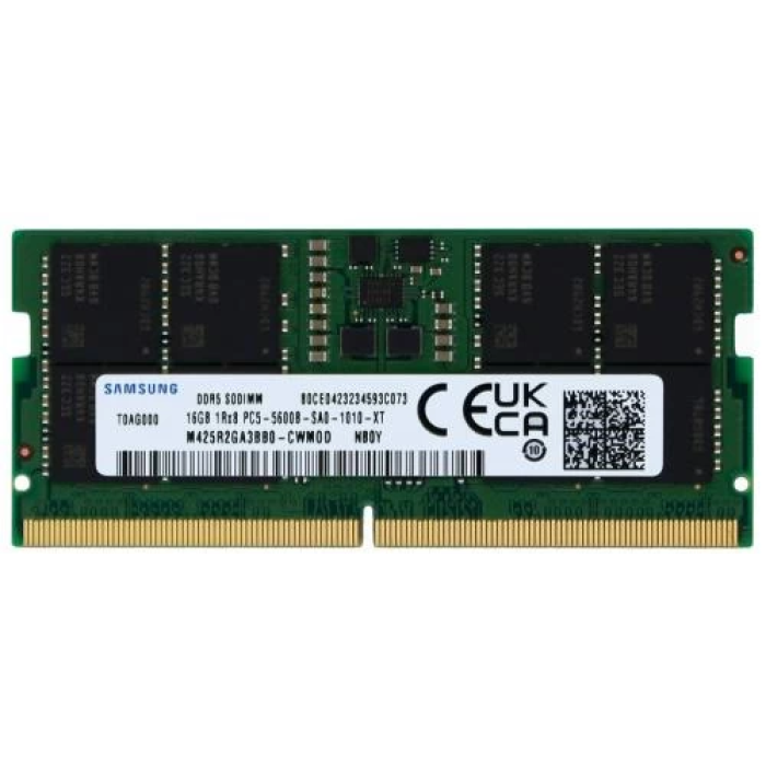Оперативна пам’ять Samsung DDR5 SO-DIMM 16 ГБ для ноутбука