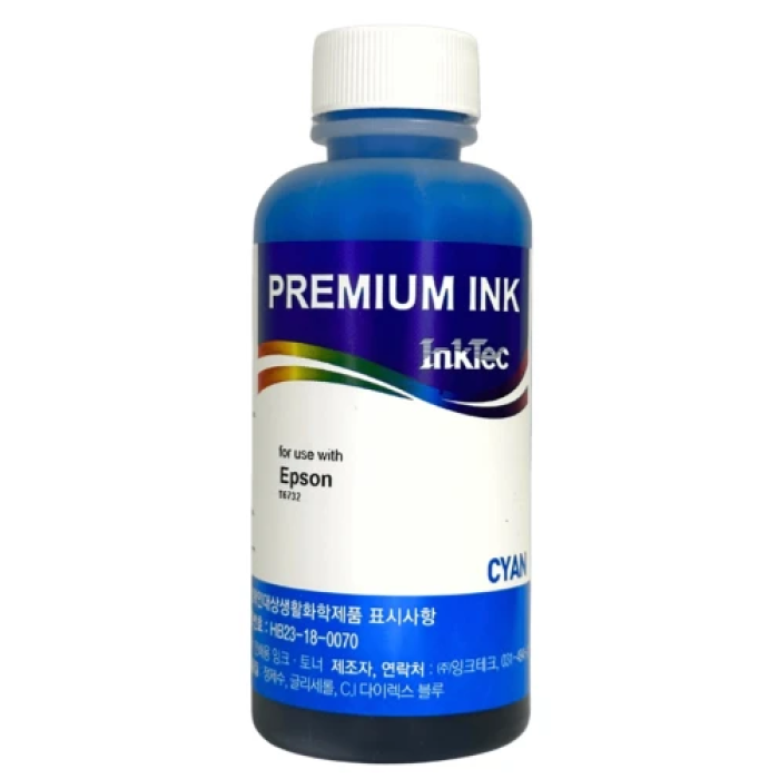 Чорнило InkTec E0017 Cyan 100 мл для принтерів Epson