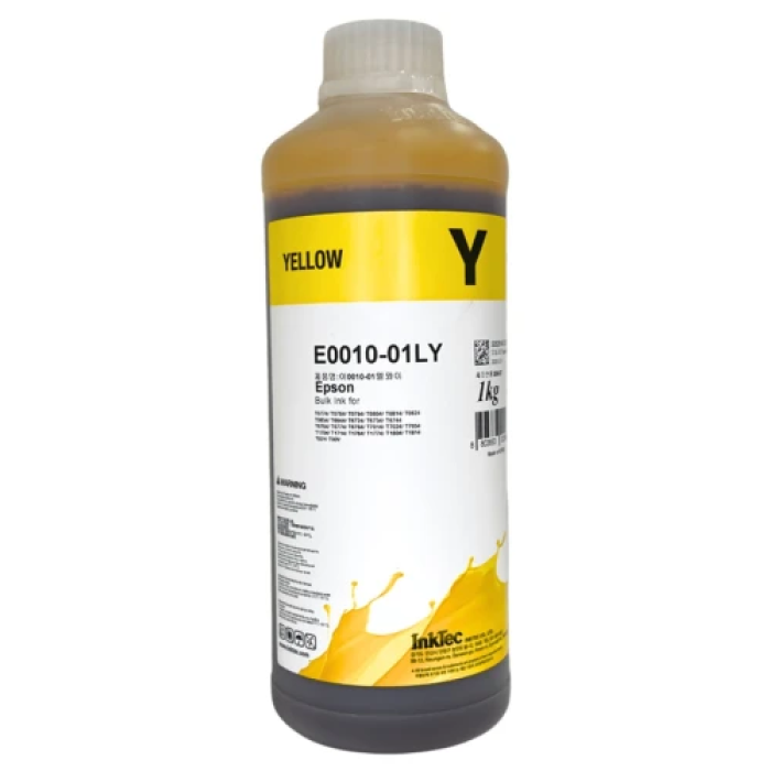 Жовте чорнило InkTec E0010 1 л для принтерів Epson